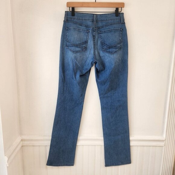 NYDJ Not Your Daughter's Jeans Straight Leg Medium Wash Denim Jeans Women's 4 - Picture 2 of 12
